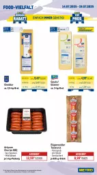 Gazetka promocyjna Metro - Wochen-Angebote Gastro - Gazetka - ważna od 19.07 do 19.07.2025 - strona 11 - produkty: angebot, brot, cheddar, chorizo, edamer, eis, gouda, mac, milch, reis, rügenwalder, tee, teewurst, Ti, wurst