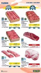 Gazetka promocyjna Metro - Wochen-Angebote Gastro - Gazetka - ważna od 19.07 do 19.07.2025 - strona 2 - produkty: angebot, beef, eis, filet, fleisch, Kette, lachs, Metro, rind, rinder, rinderfilet, Rindersteak, roastbeef, schinken, schwein, schweine, Schweinelachs, steak, steakhüfte, Ti, wein, weine