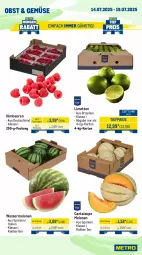 Gazetka promocyjna Metro - Wochen-Angebote Gastro - Gazetka - ważna od 19.07 do 19.07.2025 - strona 8 - produkty: beere, beeren, eis, himbeer, himbeere, himbeeren, limette, limetten, melone, melonen, Mett, metten, obst, reis, Ti, tiefpreis, wasser, wassermelone, wassermelonen