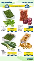 Gazetka promocyjna Metro - Wochen-Angebote Gastro - Gazetka - ważna od 19.07 do 19.07.2025 - strona 9 - produkty: cola, eis, gurke, gurken, korb, obst, Pfifferlinge, reis, rucola, sac, Ti, tiefpreis, zwiebel, zwiebeln