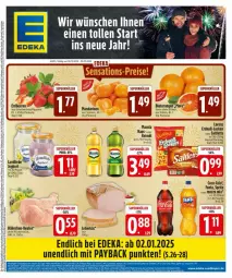 Gazetka promocyjna Edeka - Prospekte - Gazetka - ważna od 05.01 do 05.01.2026 - strona 3 - produkty: beere, beeren, beutel, Blutorange, deka, eis, erdbeere, erdbeeren, flasche, joghur, joghurt, keimöl, landliebe, leberkäs, lorenz, mandarine, mandarinen, mazola, Mezzo Mix, ndk, orange, orangen, payback, reis, saltletts, sensations, Ti