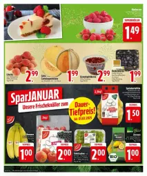 Gazetka promocyjna Edeka - Prospekte - Gazetka - ważna od 05.01 do 05.01.2026 - strona 4 - produkty: apfel, beere, beeren, früchte, grana, granatapfel, granatapfelkerne, heidelbeere, heidelbeeren, melone, Rana, tafeltrauben, Ti, trauben