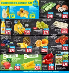 Gazetka promocyjna Hit - Prospekte - Gazetka - ważna od 29.04 do 29.04.2023 - strona 2 - produkty: ananas, auer, banane, bananen, beere, beeren, berliner, bio, bio hit, Birnen, braun, champignon, champignons, champignons braun, chiquita, cocktail, cocktails, deutscher spargel, discount, eis, elle, flasche, fleisch, florette, frucht, früchte, fruchtfleisch, grill, gurke, gurken, heidelbeere, heidelbeeren, ideal zum grillen, Innocent, joghur, joghurt, kartoffel, kartoffeln, kracher, krone, kuchen, kühlschrank, LG, mais, nudel, Nudelgericht, nuss, obst, orange, orangen, paprika, Pfannkuchen, Rauch, reis, saft, salat, salate, Schal, Schale, Schrank, snack, spargel, speisekartoffeln, Spitzpaprika, strauchtomaten, Sweet Family, tafeläpfel, tafelbirnen, tafeltrauben, Ti, tisch, tomate, tomaten, trauben, vita, Vitamin C, ZTE, zucker, zuckermais