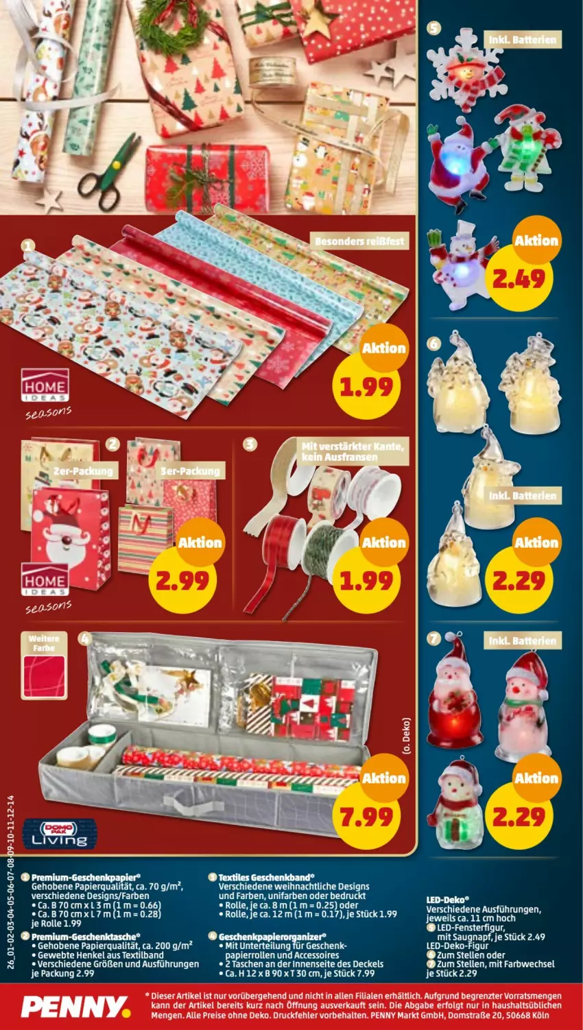 Aktueller Prospekt Penny - Prospekte - von 17.10 bis 22.10.2022 - strona 26 - produkty: ACC, accessoires, elle, fenster, Geschenkpapier, henkel, papier, tee, Ti