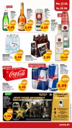 Gazetka promocyjna Penny - Prospekte - Gazetka - ważna od 22.10 do 22.10.2022 - strona 15 - produkty: Alwa, bacardi, bier, coca-cola, cola, drink, energy drink, erfrischungsgetränk, flasche, gerolsteine, gerolsteiner, getränk, gewinnspiel, köstritzer, mineralwasser, pet-flasche, red bull, Rockstar, rum, sekt, Spaten, steiner, Ti, vita, Vitamin B, wasser, wein, weinbrand, Xbox, zucker