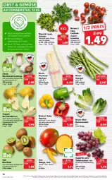 Gazetka promocyjna Kaufland - Gazetka - ważna od 18.05 do 18.05.2022 - strona 14 - produkty: angebot, Bau, bio, Birnen, cocktail, eis, kiwi, Koriander, kräuter, Kräuterseitlinge, LG, mango, minze, obst, Obst und Gemüse, paprika, petersilie, reis, Ria, Romanasalat, salat, Schal, Schale, spargel, spargel grün, tafelbirnen, tafeltrauben, Ti, tomate, tomaten, trauben, trolli, und gemüse, ZTE