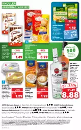 Gazetka promocyjna Kaufland - Gazetka - ważna od 18.05 do 18.05.2022 - strona 40 - produkty: angebot, angebote, auer, bacardi, baguette, Becher, beutel, bio, Brei, brötchen, butter, Cap, cappuccino, cin, cocktail, cocktails, coppenrath, drink, drinks, eis, ente, erde, feinkost, feinkosttheke, fisch, fischtheke, fleisch, Goldstücke, grünländer, Käse, käsetheke, Kinder, kinder bueno, korn, krüger, lack, LG, mehrkornbrötchen, milch, oakheart, rapsöl, reis, riegel, rum, salz, schnittkäse, schoko, schokoriegel, spirituosen, Streichzart, Ti, uhr, Weste, würfel, wurst, ZTE