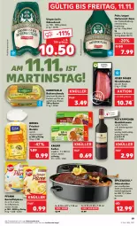 Gazetka promocyjna Kaufland - Gazetka - ważna od 09.11 do 09.11.2022 - strona 19 - produkty: angebot, angebote, backofen, Becher, birkel, braten, burgunder, butter, Butterschmalz, edelstahl, eis, frucht, früchte, Gänsebrust, hafer, kartoffel, Kartoffelpüree, kerrygold, knorr, malz, nudel, nudeln, Ofen, pfanni, püree, qualitätswein, rotkäppchen, rotwein, Schmalz, Soße, spätburgunder, Ti, wein