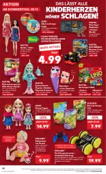 Gazetka promocyjna Kaufland - Gazetka - ważna od 09.11 do 09.11.2022 - strona 28 - produkty: Adventskalender, angebot, angebote, Barbie, batterie, batterien, dell, disney, elle, Jura, Kartenspiel, Kinder, Kugel, ladegerät, leine, Leuchte, mac, Mattel, Mode, monster, Plüsch, Puppe, Schleich, Ti, Tüte, usb, wasser, ZTE