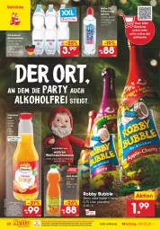 Gazetka promocyjna Netto Marken-Discount - Filial Angebote - Gazetka - ważna od 24.12 do 24.12.2021 - strona 20 - produkty: alkohol, Alwa, Apple, drink, eis, erfrischungsgetränk, gerolsteine, gerolsteiner, getränk, getränke, mineralwasser, ndk, regal, reis, robby, saft, steiner, Ti, valensina, versandkostenfrei, wasser, weihnachten