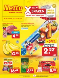 Gazetka promocyjna Netto Marken-Discount - Filial-Angebote - Gazetka - ważna od 07.01 do 07.01.2023 - strona 1 - produkty: angebot, banane, bananen, bestpreis, eis, fisch, fischstäbchen, iglo, jacobs, kaffee, könig pilsener, ndk, persil, persil waschmittel, pils, pilsener, reis, reiss, schwein, schweine, Ti, waschmittel, wein, weine, ZTE