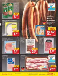 Gazetka promocyjna Netto Marken-Discount - Filial-Angebote - Gazetka - ważna od 07.01 do 07.01.2023 - strona 21 - produkty: angebot, baguette, Bau, bestpreis, brustfilet, buch, eis, filet, gewürz, hähnchenbrust, hähnchenbrustfilet, Holz, pute, putenbrust, reis, rohschinken, saft, salami, schinken, Speck, Ti, toast, Toastschinken, wiener, wiener würstchen, wurst, würstchen, ZTE