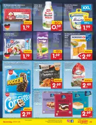 Gazetka promocyjna Netto Marken-Discount - Filial-Angebote - Gazetka - ważna od 07.01 do 07.01.2023 - strona 23 - produkty: almette, angebot, backfisch, bestpreis, burger, butter, cornetto, eis, filet, filets, fisch, frischkäse, kartoffel, Käse, kuchen, Kuchenschnitte, langnese, Limburger, matjes, Matjesfilet, matjesfilets, Mett, milch, Müller, nogger, Nordsee, pommes, reis, rel, ring, Rubius, schnitten, St. Mang, String, suppe, suppen, Suppenhuhn, Ti, zott, zottarella, ZTE