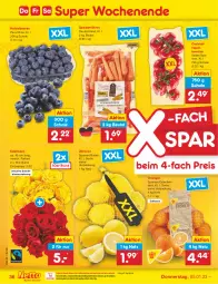 Gazetka promocyjna Netto Marken-Discount - Filial-Angebote - Gazetka - ważna od 07.01 do 07.01.2023 - strona 36 - produkty: beere, beeren, bestpreis, beutel, blume, blumen, cocktail, eis, heidelbeere, heidelbeeren, möhren, ndk, orange, orangen, reis, rispentomaten, rosen, sac, saft, Schal, Schale, speisemöhren, Ti, tomate, tomaten, zitrone, zitronen