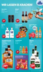 Gazetka promocyjna Getraenke Hoffmann - Prospekte - Gazetka - ważna od 31.12 do 31.12.2024 - strona 5 - produkty: Absolut Vodka, Cap, captain morgan, chips, cocktail, cola, crunchips, espresso, flasche, gin, jack daniel, Jack Daniel’s, kleiner klopfer, leine, lorenz, lorenz crunchips, original spiced gold, paprika, pircher, tennessee whiskey, Three Sixty, Ti, Tüte, vodka, Weste, whiskey