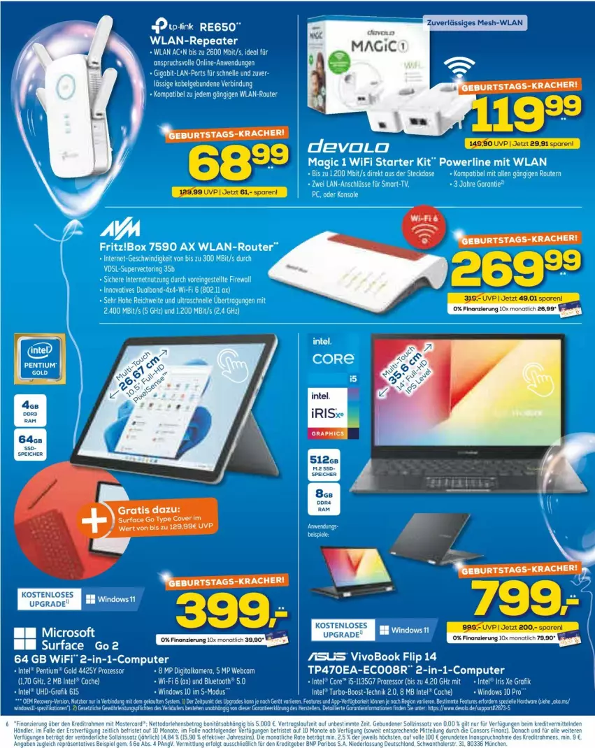 Aktueller Prospekt Euronics - Prospekte - von 30.03 bis 06.04.2022 - strona 6 - produkty: braun, computer, consors finanz, eis, ente, Intel, LG, mastercard, Oral B, Pentium, pute, ring, Router, sac, steckdose, Surf, Ti