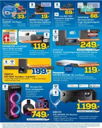 Gazetka promocyjna Euronics - Prospekte - Gazetka - ważna od 06.04 do 06.04.2022 - strona 10 - produkty: akku, berliner, blu-ray, Blu-ray player, buch, eis, elle, fernbedienung, hama, HDMI, kracher, lautsprecher, magazin, monati, Radio, Receiver, reis, rel, soundbar, Spiele, Subwoofer, Ti, timer, uhr, usb, weck