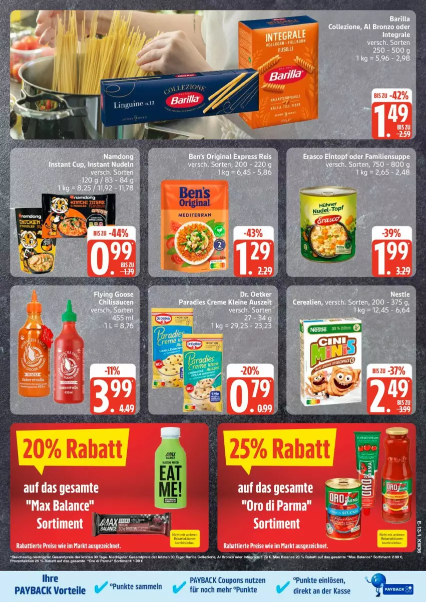 Aktueller Prospekt Edeka - Prospekte - von 31.08 bis 05.09.2026 - strona 17 - produkty: coupon, coupons, ente, gin, oro di parma, payback, Ti