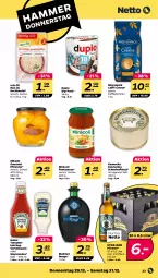 Gazetka promocyjna Netto - Woche 52 - Gazetka - ważna od 31.12 do 31.12.2022 - strona 23 - produkty: beutel, bier, bohne, bohnen, duplo, eis, fleisch, heinz, kaffee, kaffeebohnen, ketchup, kochbeutel, mayonnaise, medinet, mikado, Mirácoli, mövenpick, pasta, pfirsich, pfirsiche, pils, pilsener, reis, reis-fit, rouge, saft, sauce, schwein, schweine, schweinefleisch, Stier, Ti, tomate, tomaten, tomatenketchup, wein, weine, Yo