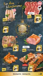 Gazetka promocyjna Netto - Woche 52 - Gazetka - ważna od 31.12 do 31.12.2022 - strona 3 - produkty: bratwurst, butter, chicken wings, deit, eis, fleisch, Fleischerei, gewürz, grill, kasseler, kräuter, kräuterbutter, lion, Nackensteak, nackensteaks, rostbratwurst, Rostocker, Schere, schwein, schweine, steak, steaks, wein, weine, wurst