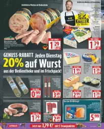 Gazetka promocyjna Edeka - Prospekte - Gazetka - ważna od 06.09 do 06.09.2025 - strona 5 - produkty: bavaria blu, bergader, eis, HP, Käse, mac, reis, Ria, top-preis, weichkäse, wurst