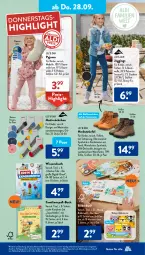 Gazetka promocyjna AldiSud - IN ZWEI WOCHEN - Gazetka - ważna od 30.09 do 30.09.2023 - strona 16 - produkty: alle artikel ohne dekoration, Bau, baumwolle, buch, decksohle, dekoration, dell, eis, elle, gin, Kinder, kleid, Kleidung, Mode, Pyjama, reis, Ria, rwe, söckchen, Ti, tisch, wolle, ZTE