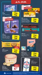 Gazetka promocyjna AldiSud - IN ZWEI WOCHEN - Gazetka - ważna od 30.09 do 30.09.2023 - strona 21 - produkty: alle artikel ohne dekoration, apfel, bier, biscotto, brause, butter, cookie, cookies, dekoration, eis, elle, erde, gin, kakao, leibniz, LG, Manner, milka, Peroni, reis, schoko, schokolade, teller, tender, Ti, toblerone, Weiße Schokolade, ZTE