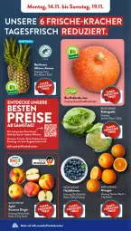 Gazetka promocyjna AldiSud - NÄCHSTE WOCHE - Gazetka - ważna od 19.11 do 19.11.2022 - strona 4 - produkty: aldi, ananas, angebot, beere, beeren, beutel, bio, decke, eis, eisbergsalat, früchte, heidelbeere, heidelbeeren, kracher, natur, orange, orangen, reis, rum, salat, Tasche, ZTE