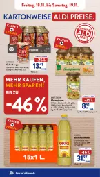 Gazetka promocyjna AldiSud - NÄCHSTE WOCHE - Gazetka - ważna od 19.11 do 19.11.2022 - strona 46 - produkty: aldi, blume, blumen, blumenöl, champignon, champignons, eis, finesse, flasche, Gläser, gulasch, Gulaschsuppe, reis, sonnenblume, sonnenblumen, sonnenblumenöl, suppe, Ti