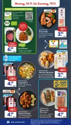 Gazetka promocyjna AldiSud - NÄCHSTE WOCHE - Gazetka - ważna od 19.11 do 19.11.2022 - strona 6 - produkty: aldi, alle artikel ohne dekoration, bio, braten, brustfilet, dekoration, eis, ente, filet, filets, fleisch, gewürz, grill, gsw, gulasch, hähnchenbrust, hähnchenbrustfilet, ideal zum braten, lachs, LG, Ofen, pfanne, pfannen, reis, rind, rinder, Rinderkeule, schnitten, schwein, schweine, schweinefilet, steak, steaks, suppe, suppen, suppenfleisch, Ti, wein, weine, ZTE