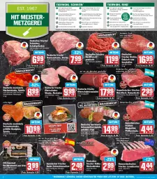 Gazetka promocyjna Hit - Wochenprospekt - Gazetka - ważna od 13.09 do 13.09.2025 - strona 4 - produkty: auer, Bau, Bauer, beef, bio, braten, bratwurst, eis, ente, filet, fleisch, Geflügel, gewürz, gulasch, hackfleisch, hackfleisch gemischt, jungbullen, küche, Küchen, lamm, Meister, milch, monitor, Nackensteak, nackensteaks, natur, Nestea, Oberschalenrouladen, pfeffer, Pulled Pork, pute, reis, Ria, rind, rinder, rinderfilet, rindfleisch, ring, roastbeef, rostbratwurst, rouladen, Rückenbraten, rum, rumpsteak, sandwich, Schal, Schale, schnitten, schwein, schwein und rind, schweine, schweinefilet, schweinenacken, Spezi, Sport, steak, steaks, Ti, Tiere, tisch, vom schwein und rind, wein, weine, wurst, ZTE