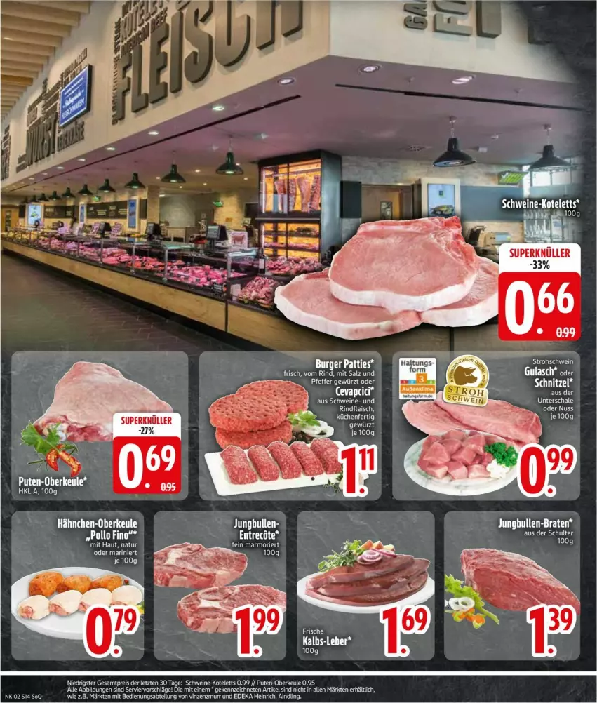 Aktueller Prospekt Edeka - Prospekte - von 06.01 bis 11.01.2025 - strona 16 - produkty: eis, gewürz, gulasch, kotelett, pfeffer, pute, reis, Schal, Schale, schwein, schweine, tee, Ti, wein, weine, ZTE