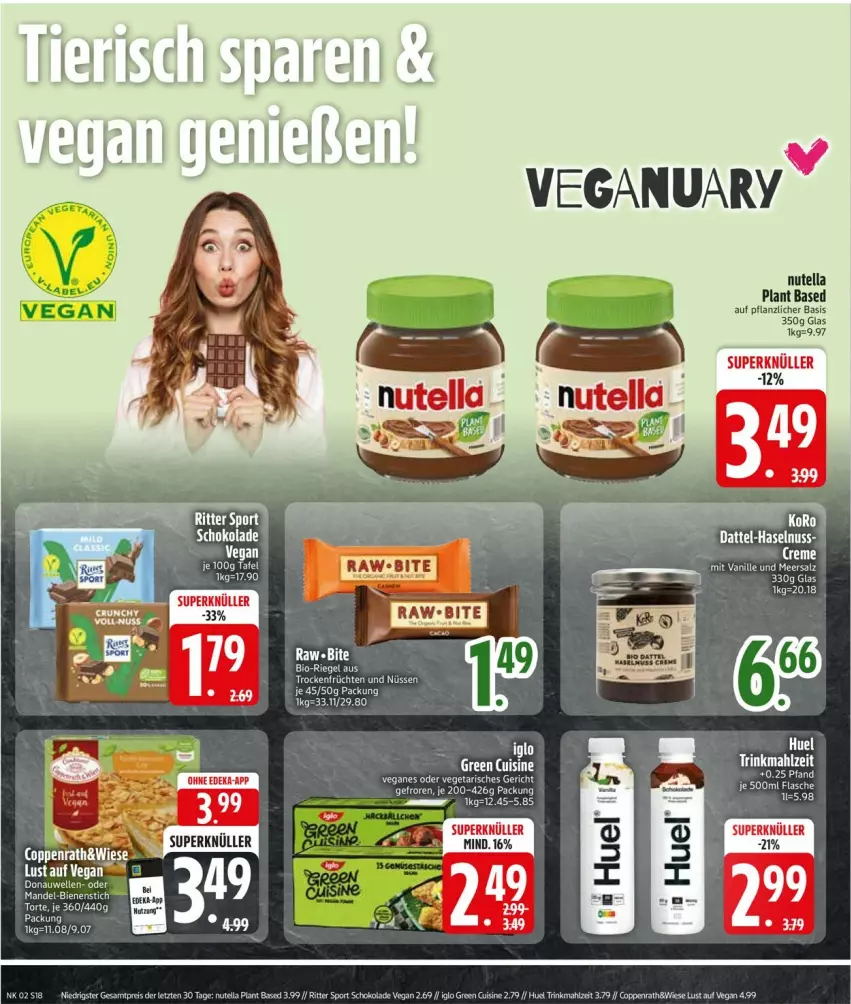 Aktueller Prospekt Edeka - Prospekte - von 06.01 bis 11.01.2025 - strona 20 - produkty: Donauwellen, elle, früchte, früchten, nutella, schoko, schokolade, Ti, Trockenfrüchte