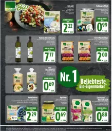 Gazetka promocyjna Edeka - Prospekte - Gazetka - ważna od 11.01 do 11.01.2025 - strona 23 - produkty: apfel, apfelmus, auer, beere, beeren, bio, chips, eis, feta, flasche, heidelbeere, heidelbeeren, kartoffel, kartoffelchips, kokos, kokosnuss, Kraut, mais, milch, natives olivenöl, natur, natura, nuss, olive, oliven, olivenöl, olivenöl extra, orange, reis, Sauerkraut, Ti, trolli, waffeln, ZTE, zucker