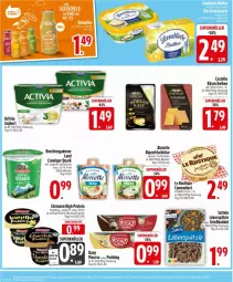 Gazetka promocyjna Edeka - Prospekte - Gazetka - ważna od 11.01 do 11.01.2025 - strona 6 - produkty: almette, alpenfrischkäse, Becher, camembert, cheddar, Dany, deka, drink, ehrmann, flasche, frischkäse, joghur, joghurt, Käse, käsescheiben, Le Rustique, Mett, mousse, pudding, settele, Ti