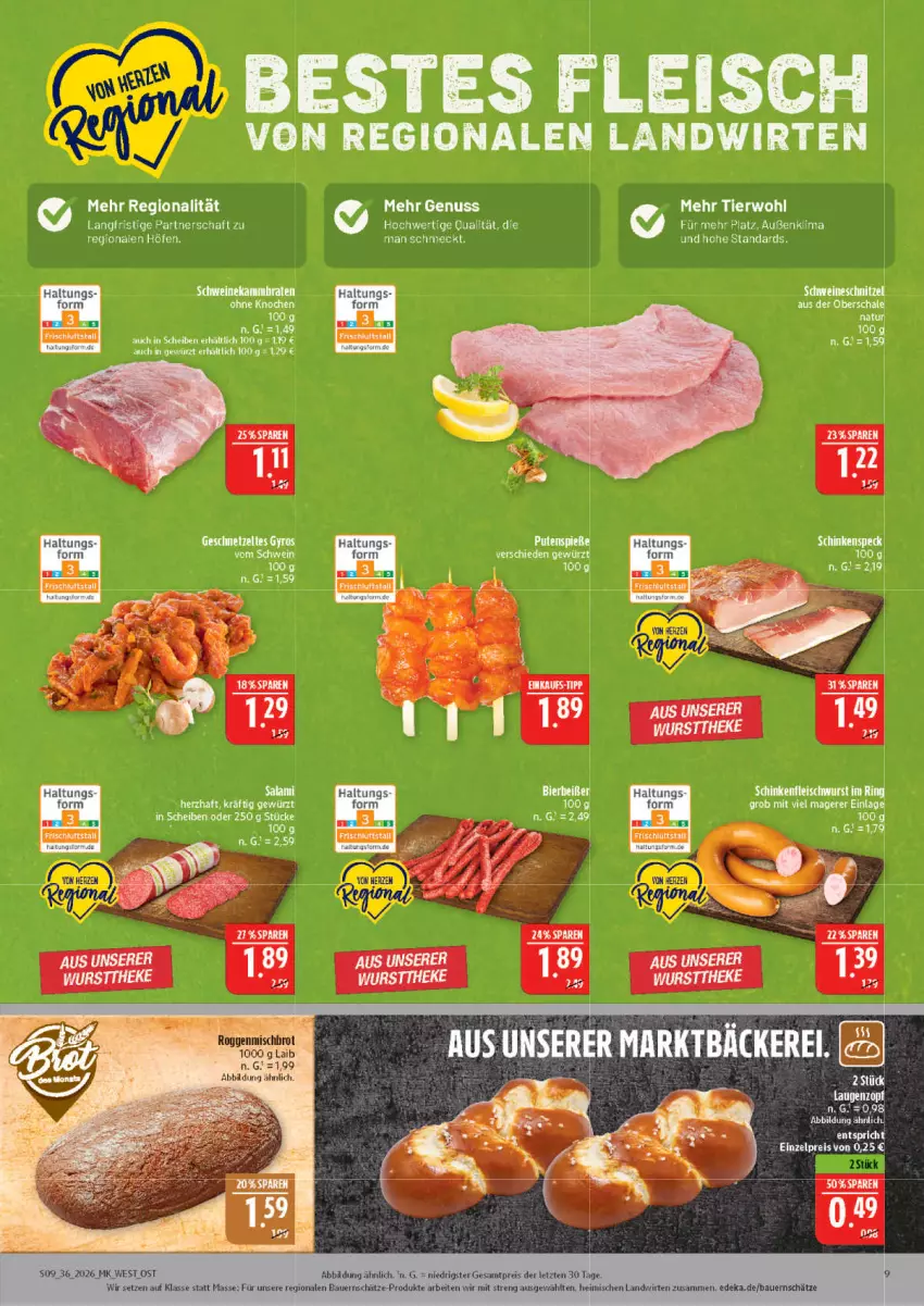 Aktueller Prospekt Marktkauf - Prospekt - von 30.08 bis 05.09.2026 - strona 9 - produkty: eis, fleisch, fleischwurst, geschnetzeltes, gewürz, gyros, nuss, pute, ring, Schal, Schale, schinken, schinkenfleischwurst, schnitzel, schwein, schweine, schweineschnitzel, Ti, wein, weine, wurst, Zelt