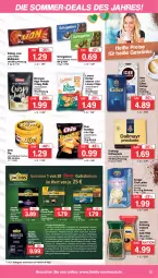 Gazetka promocyjna Famila - Prospekte - Gazetka - ważna od 29.07 do 29.07.2023 - strona 15 - produkty: ball, beutel, chips, crema pads, dallmayr, dip, ehrmann, eis, erbsen, erde, getränk, getränke, gewinnspiel, gutschein, gutscheine, jacobs, Jacobs Crema, jacobs krönung, kaffee, kaffeepads, kitkat, krüger, latte, LG, linsen, lion, lorenz, reis, rwe, schogetten, Ti, tortilla, tortillas, ZTE