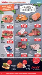 Gazetka promocyjna Famila - Prospekte - Gazetka - ważna od 29.07 do 29.07.2023 - strona 6 - produkty: ammerländer, auer, axe, braten, brötchen, dell, eis, elle, frikadellen, gelee, gewürz, Gewürzmischung, gin, grill, grillhaxe, Haxe, hering, Herings, Käse, kernschinken, krakauer, kräuter, krustenbraten, mac, Mantel, merl, Mett, mettwurst, natur, reis, ring, rohschinken, salami, salat, salz, schinken, schinkenwurst, schwein, schweine, schweinemett, snack, snacks, Spezi, Sport, Ti, wein, weine, wurst