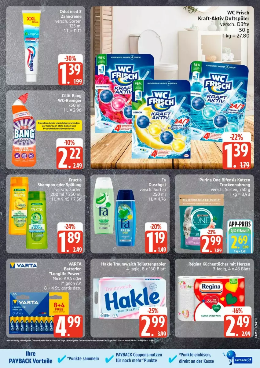 Aktueller Prospekt Edeka - Prospekte - von 05.10 bis 10.10.2026 - strona 24 - produkty: coupon, coupons, eis, kraft, payback, reis, Ti, wc frisch, ZTE