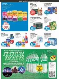 Gazetka promocyjna Vmarkt - Prospekte - Gazetka - ważna od 22.04 do 22.04.2026 - strona 12 - produkty: alkohol, Alwa, aust, bestpreis, Cap, clausthaler, coca-cola, cola, eis, elle, fanta, flasche, gin, je 1-liter-flasche, jever, mineralwasser, orangina, pils, pilsener, reis, rouge, Spaten, sprite, Ti, wasser