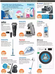Gazetka promocyjna Vmarkt - Prospekte - Gazetka - ważna od 22.04 do 22.04.2026 - strona 18 - produkty: akku, auto, Bau, bauknecht, bett, beutel, bodenstaubsauger, bosch, brita, bügel, Bügeleisen, bürste, dampfbügeleisen, drink, edelstahl, eis, elle, ente, entkalker, flasche, grundig, hygienefilter, Intel, kaffee, küche, Küchen, laminat, Maxtra, menalux, messer, Philips, Pinsel, rasierer, Rauch, Reinigung, rel, Ria, senseo, staubsauger, Stielsauger, tasse, tefal, Teleskop, teppich, Ti, tomate, tomaten, vollautomaten, waschmaschine, wasser, wasserfilter, Wischmopp