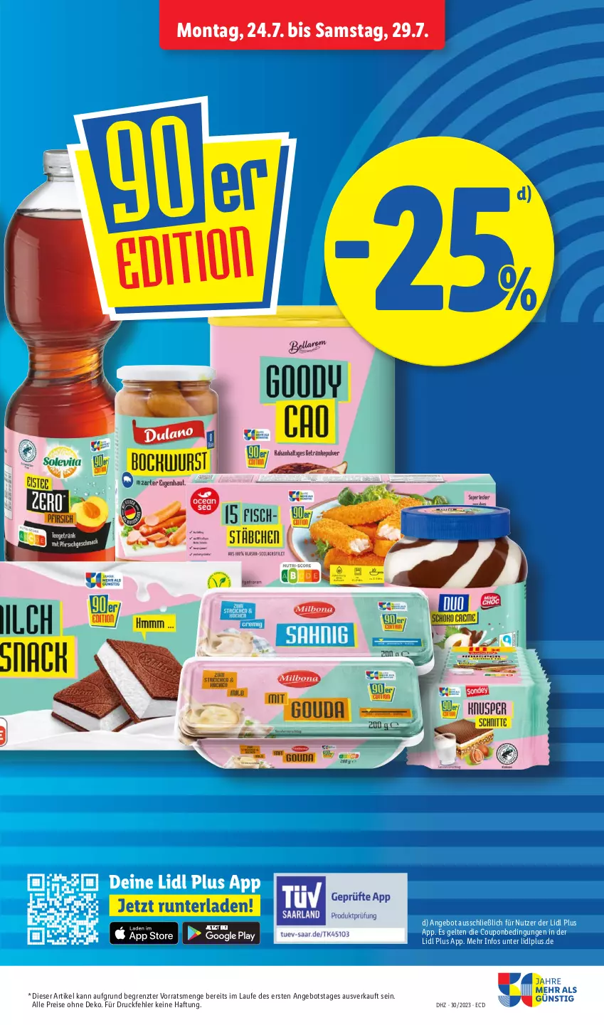 Aktueller Prospekt Lidl - Aktionsprospekt - von 24.07 bis 29.07.2023 - strona 25 - produkty: angebot, coupon, eis, reis, Ti, ZTE