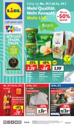 Gazetka promocyjna Lidl - Aktionsprospekt - Gazetka - ważna od 29.07 do 29.07.2023 - strona 1 - produkty: aktionspreis, angebot, angebote, asti, Bad, Becher, bio, coca-cola, cola, eis, eisbecher, ente, Fahrrad, fanta, grill, latte, Mezzo Mix, nuss, Rauch, reis, sprite, Ti, ZTE