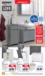 Gazetka promocyjna Lidl - Aktionsprospekt - Gazetka - ważna od 29.07 do 29.07.2023 - strona 28 - produkty: angebot, Bad, Badmöbel, Beckenunterschrank, dell, eis, elle, korb, möbel, Mode, ndk, reis, Schal, Schale, Schrank, Seitenschrank, Ti, unterschrank, waschbecken, waschbeckenunterschrank, wäschekorb, ZTE