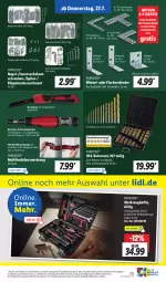 Gazetka promocyjna Lidl - Aktionsprospekt - Gazetka - ważna od 29.07 do 29.07.2023 - strona 49 - produkty: aufbewahrungskoffer, Bohrerset, edelstahl, elle, Holz, koffer, LG, magazin, Magnets, Parkside, reifen, Ria, säge, schrauben, Schraubendreher, Ti, tisch, Waage, wasser, weck, werkzeug