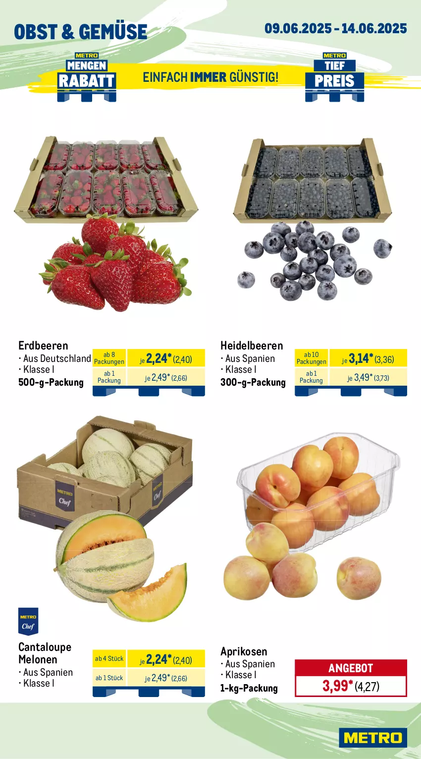 Aktueller Prospekt Metro - Wochen-Angebote - von 09.06 bis 14.06.2025 - strona 7 - produkty: angebot, aprikose, aprikosen, Becher, beere, beeren, beutel, eis, erdbeere, erdbeeren, filet, fisch, fleisch, früchte, garnelen, heidelbeere, heidelbeeren, lack, meeresfrüchte, melone, melonen, Metro, obst, reis, Schal, Schale, Ti, tiefpreis, Waage, Zander