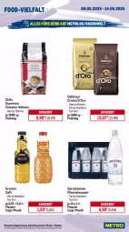 Gazetka promocyjna Metro - Wochen-Angebote - Gazetka - ważna od 14.06 do 14.06.2025 - strona 12 - produkty: Alwa, amaro, angebot, bier, bohne, classico, dallmayr, eis, espresso, flasche, gerolsteine, gerolsteiner, getränk, getränke, granini, jever, limo, Metro, mineralwasser, ouzo, Palette, rama, ramazzott, ramazzotti, reis, saft, steiner, Ti, tiefpreis, wasser, weissbier, zott
