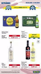 Gazetka promocyjna Metro - Wochen-Angebote - Gazetka - ważna od 14.06 do 14.06.2025 - strona 13 - produkty: Alwa, amaro, angebot, bier, bohne, classico, dallmayr, eis, espresso, flasche, gerolsteine, gerolsteiner, getränk, getränke, granini, jever, limo, Metro, mineralwasser, ouzo, Palette, rama, ramazzott, ramazzotti, reis, saft, steiner, Ti, tiefpreis, wasser, weissbier, zott