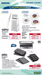 Gazetka promocyjna Metro - Wochen-Angebote - Gazetka - ważna od 14.06 do 14.06.2025 - strona 18 - produkty: angebot, auto, burger, edelstahl, eis, elle, geschirr, gin, grill, grillplatte, hamburger, kaffee, kaffeevollautomat, kontaktgrill, küche, Küchen, Küchenhelfer, küchenmaschine, latte, LG, Metro, mikrowelle, milch, Ofen, pasta, Pinzette, reis, rwe, schüssel, snack, spülmaschinen, teller, thermometer, Ti, tisch, Waffeleisen, wasser