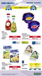 Gazetka promocyjna Metro - Wochen-Angebote - Gazetka - ważna od 14.06 do 14.06.2025 - strona 9 - produkty: angebot, Becher, cola, creme, eis, flasche, frischkäse, joghur, joghurt, Käse, käsescheiben, korb, LG, mac, milch, milram, mövenpick, obst, paprika, paprika mix, pfeffer, Pfifferlinge, rama, rama cremefine, reis, rucola, Schal, Schale, schnittkäse, schnittkäsescheiben, schnittlauch, spargel, Ti, tiefpreis
